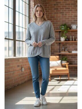 French Laundry Women’s Mock Neck Sweater